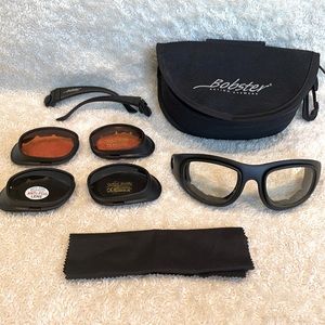 Vintage Bobster Action Eyewear, Motorcycle Glasses, Excellent Condition